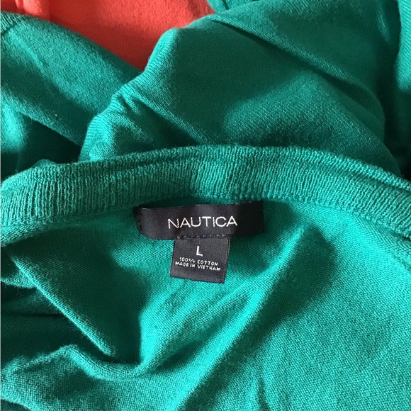 Nautical womens cardigan sweater,button up EUC - Picture 4 of 4